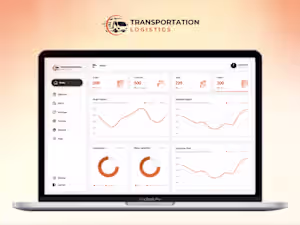 Logistics Management Admin Panel UI/UX Design