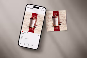 Coffe & Book Social Media Post