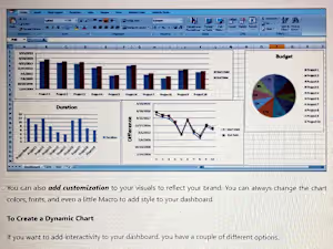 Customized Microsoft Excel Based Dashboard