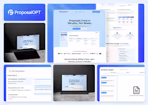 Figma Design & Webflow Development for ProposalGPT