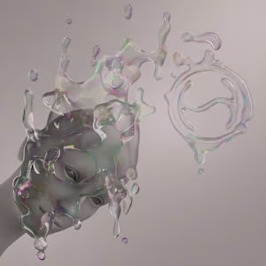 3D banner for social media