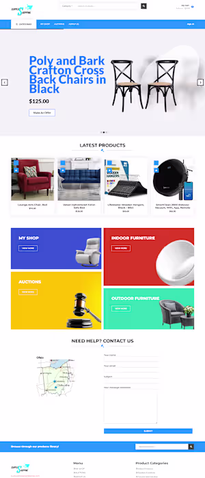 Auction Ecommerce Website For a USA Based Furniture Brand