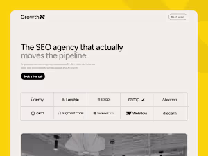 GrowthX Landing Page Design