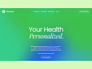 Youtopia: Figma to Webflow Project