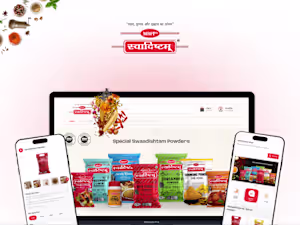 Svadishtam — Web App UI/UX Design