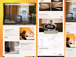 Halal Haven Multinational Japanese Fusion Restaurant Website...