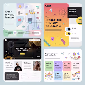 Template Design for Children School