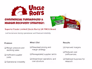 FMCG Turnaround & Margin Recovery
