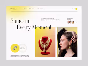 Pearla  Luxury Jewelry Redesign.