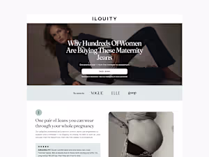 Conversion-Focused Landing Pages for Ilouity