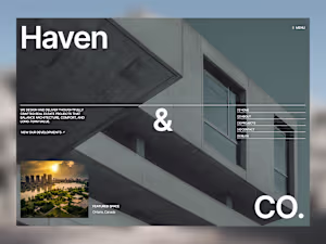 Luxury Real Estate Website Design for Haven & Co.