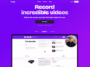 Framer Build for Tella Screen Recorder