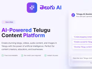 🚀 Introducing Telugu AI App — an AI-powered platform built ...