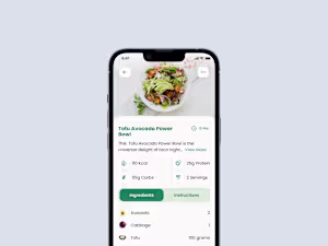 Core Fuel — Healthy Recipe App UX