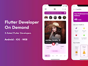 Get Hybrid Mobile App Development using Flutter Python FastAPI
