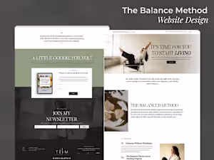 Minimalist Web Design for Dasha Glozman