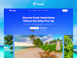 Voyara - Framer Landing Page Design & Development