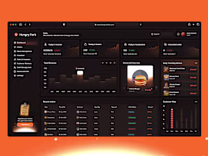 Innovative Restaurant Management Dashboard UX Design