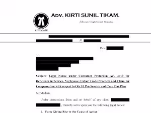 Drafted a detailed Legal Notice