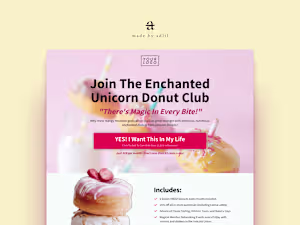 F&B Niche Landing Page