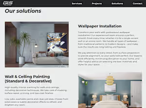 Website project for a business
