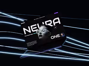 Neura One Smart Glasses Landing Page Design