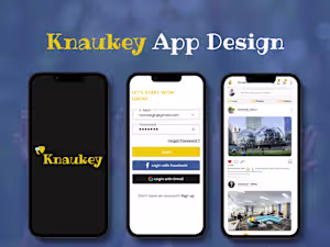 Knaukey | Mobile App UI / UX Design