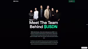 The USDN landingspage 
