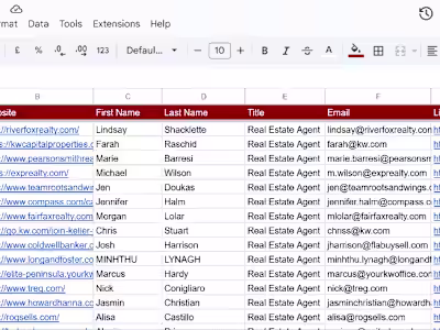 🏡 Real Estate Agents Lead List – Verified Contacts for Outreach