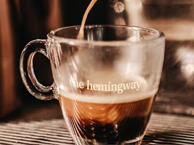 Bookstore cafe branding