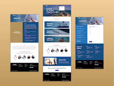 Logistic & Shipping Company Profile Website