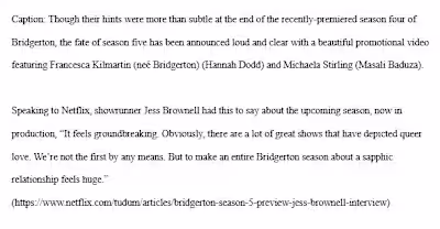 A recent press brief written