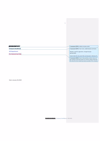 Employee Handbook