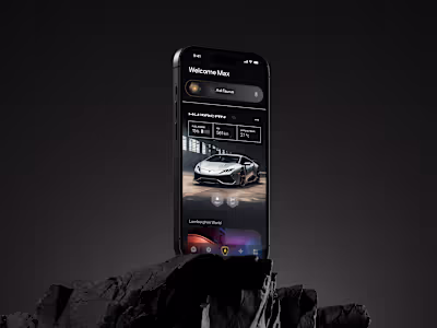Lamborghini / App UX/UI Redesign