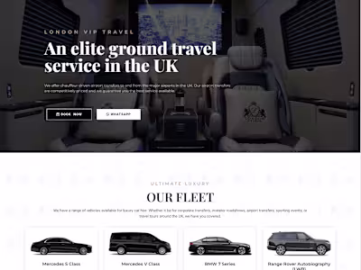 Home - London VIP Travel