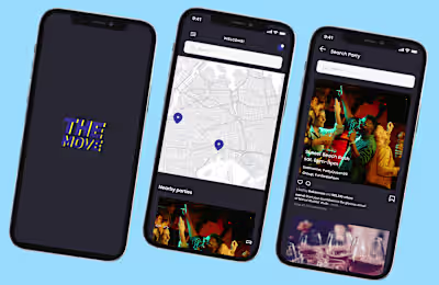 Party posting App :: Behance