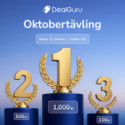 Designed this vibrant October Contest banner for DealGuru 💙...