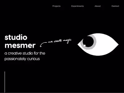 Studio Mesmer - a creative studio for the passionately curious