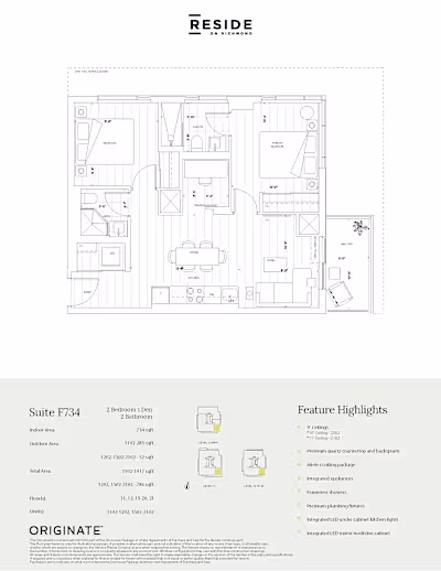Reside on Richmond | Floor Plans Design