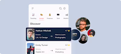 Skill Mate connects people to learn and teach each other