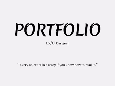 Mobile Designs Portfolio UX/UI Designer