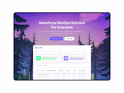 Salesforce UX/UI Redesign for Hutte