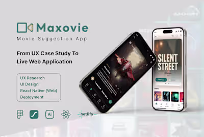 Maxovie - From UX Case Study to Live Web App