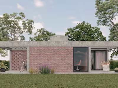 Render - Simple Modern House