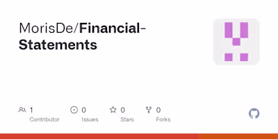 MorisDe/Financial-Statements