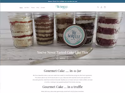 Tre Sorelle e-commerce website