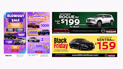 Transforming Auto Promotions: Stunning Dealership Ad Designs