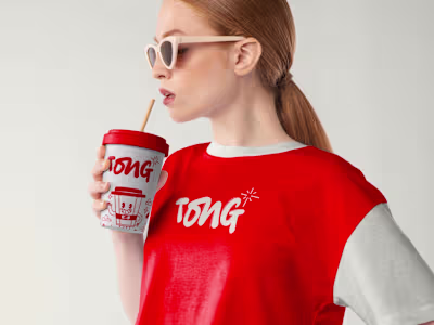 Coffee shop brand identity