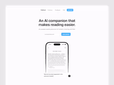 Waitlist Page - Hero Section