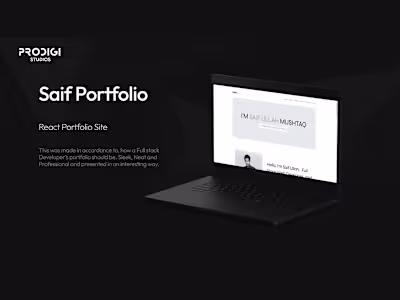 Portfolio Website -  Design & Development